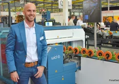 Tom Kortekaas, Sales Manager Netherlands, of Havatec at their Twister. Tom joined the company this year after working in retail. Having grown up among flower bulbs, the sector is no stranger to him.